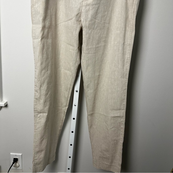 PORTER & ASH LINEN blend slim fit PANTS BRAND NEW WITH TAGS SIZE 36 - Picture 7 of 7
